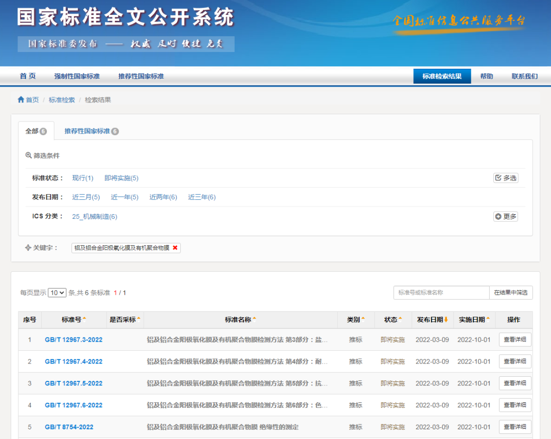 立博ladbrokes集团参加订正的四项铝表表处置国度尺度正式颁布，将于10月1日执行