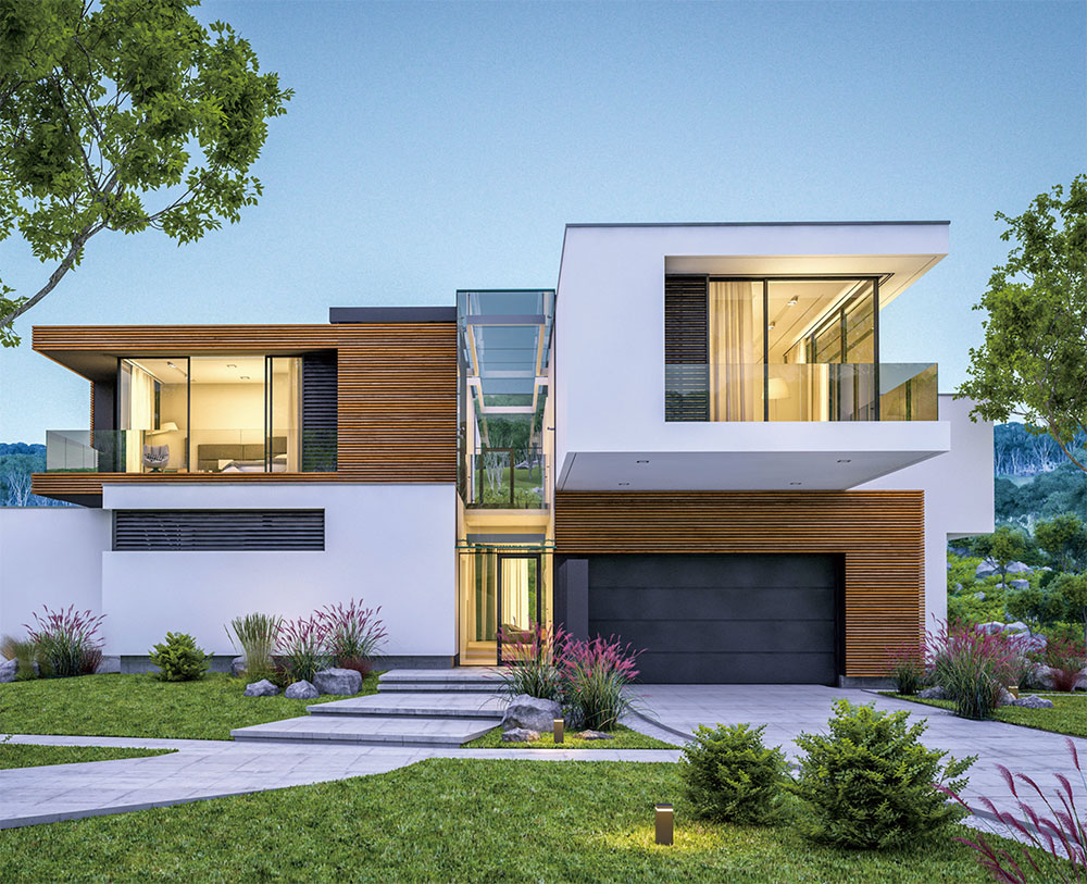 65 断桥表平开门